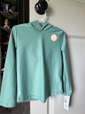 Carter's Seafoam Green Hooded Kids Top